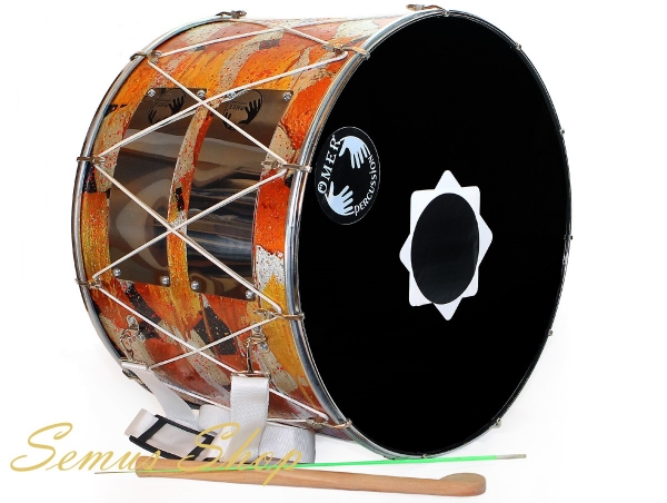 Orientalische Profi 53 cm. DAVUL Dhol Drum Schlagzeug Davul 100% Handmade (31-36)